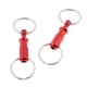 thumbnail image 4 of 2 uds Llavero desmontable perfecl Con soporte de bloqueo de anillos dobles color rojo, 4 of 4