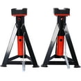 thumbnail image 3 of 3 Ton Jack Stand for Garages, 6600 Lbs Capacity Low Profile Lifting Stand with 10 Type Adjustable Heights Auto Repair Shop Axle Lift Stands for SUV Truck RV, Heavy Duty Steel Jack Auto Stands, 1 Pair, 3 of 7