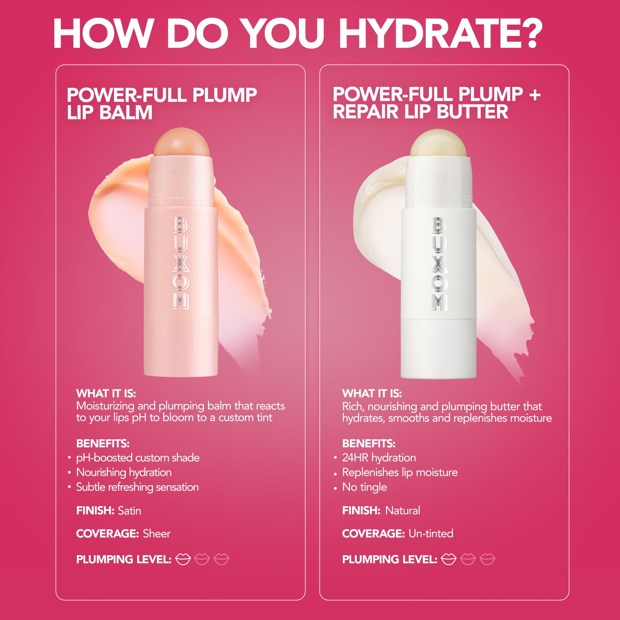 Buxom Power-Full Plump + Repair Lip Butter