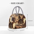 thumbnail image 2 of Easygdp Western Skeleton Cowboy Horse Bolsa de Almuerzo Insulada Grande, Forro de Aluminio, Diseño Espacioso, a Prueba de Fugas, Ideal para Trabajo, Picnics, Viajes y Actividades al Aire Libre, 2 of 6