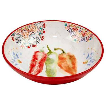 Certified International Sweet & Spicy Serving Bowl, 144 oz, Multicolored