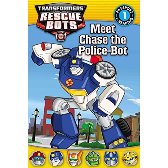 Pre-Owned Transformers: Rescue Bots: Meet Chase the Police-Bot (Passport to Reading), 9780316228299, 031622829X, Paperback,