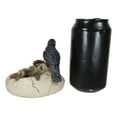 thumbnail image 6 of Gothic Raven Crow Perching On Rose Skull Cigarette Ashtray Jewelry Dish Figurine, 6 of 7