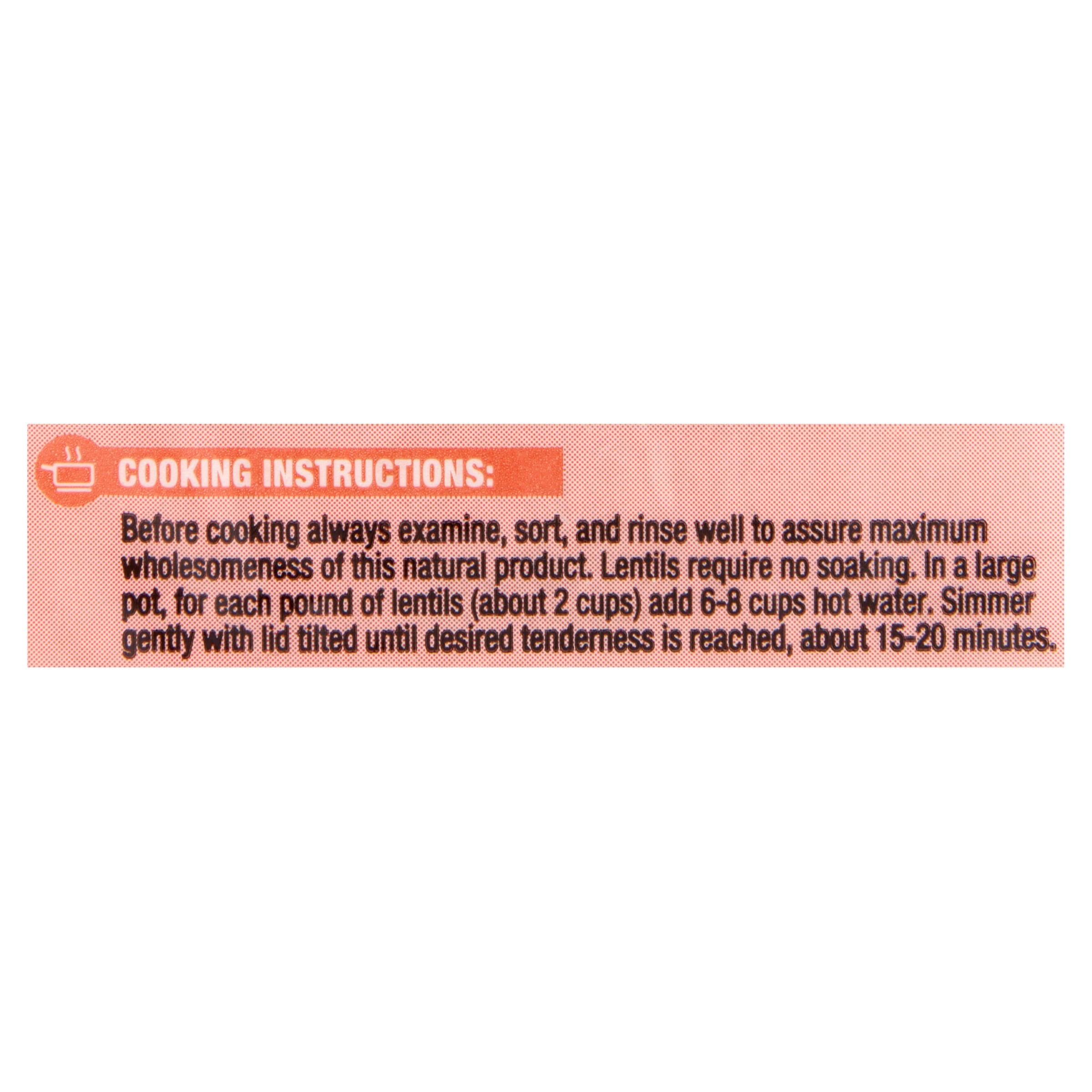 Great Value Lentils, 4 lb