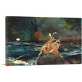 thumbnail image 1 of ARTCANVAS A Good Shot 1892 Canvas Art Print by Winslow Homer - Size: 26" x 18" (0.75" Deep), 1 of 9