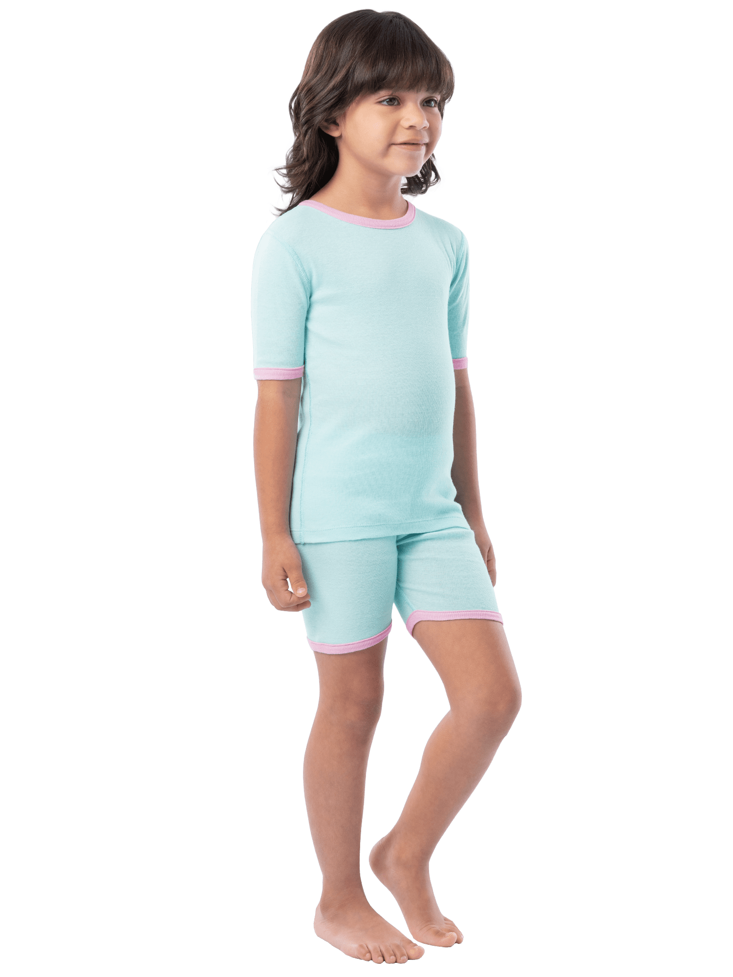 Fruit of the Loom Girl's Snug Fit 100% Cotton Pajama Sets, 4-Piece, Sizes 4-12