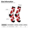 thumbnail image 2 of Fuzoiu Hand Drawn Tomatoes Print Athletic Crew Socks for Men & Women,Casual Crew Socks,Above Ankle Crew Socks for Business, Casual, 2 of 6