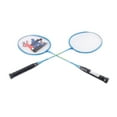thumbnail image 3 of Badminton Set, 2 Pieces Set Lightweight Aluminum Alloy Badminton Racket with Racket Bag and Nylon Handle for Beginner Teacher Student Training, Type 1012, 3 of 8