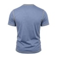 thumbnail image 6 of hlysgo Mens Athletic Shirts Vacation Collarless Shirts Summer Beach Slim Fit Classic Cotton Pullover Tops Dark Blue,3xL, 6 of 6