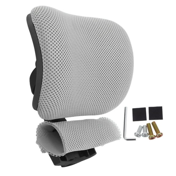 OUNONA Adjustable Office Chair Headrest Attachment Detachable Ergonomic Neck Support Cushion Clip On Pillow Computer Game Chair Head Rest Accessories For Home