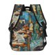 thumbnail image 4 of Balery Whimsical Cats Night Cafe Mochila Escolar Impresa, Mochila Ligera para Viajes Casual, Mochila Duradera y Cómoda Multifuncional, Mochila para Laptop-One Size, 4 of 5