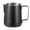 Black, variant on Stainless Steel Frothing Pitcher with Internal Measurement Scale, Coffee Milk Steaming Cup for Espresso Machine, Precision Pour Spout Latte Art Jug, Barista Grade Home Brewing , Coffee Latte Art Cup