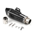 thumbnail image 2 of Carevas 1.5-2" Inlet Motorcycle Exhaust Muffler Pipes Unversal Slip on Style Tail Tube High Temperature Resistant Replacement for Yamaha Motorcycle ATV ZX6R 10R Z900 Z800 R25 R6, 2 of 7