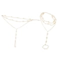 thumbnail image 1 of 2Pcs Pearl Elegant Ankle Chain Creative Foot Chain Beach Anklet Decoration, 1 of 7