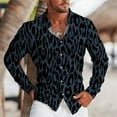 thumbnail image 5 of Camisetas con estampado de leopardo de estilo hip hop de la calle Harajuku para hombre, ropa de fiesta de nueva moda 2024, ropa de mujer, tops con botones de solapa, 5 of 5