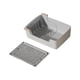 thumbnail image 5 of Inodoro para perros, inodoro para orinar, inodoro extragrande desmontable para entrenamiento, orinal para perros gris con estera, 5 of 9