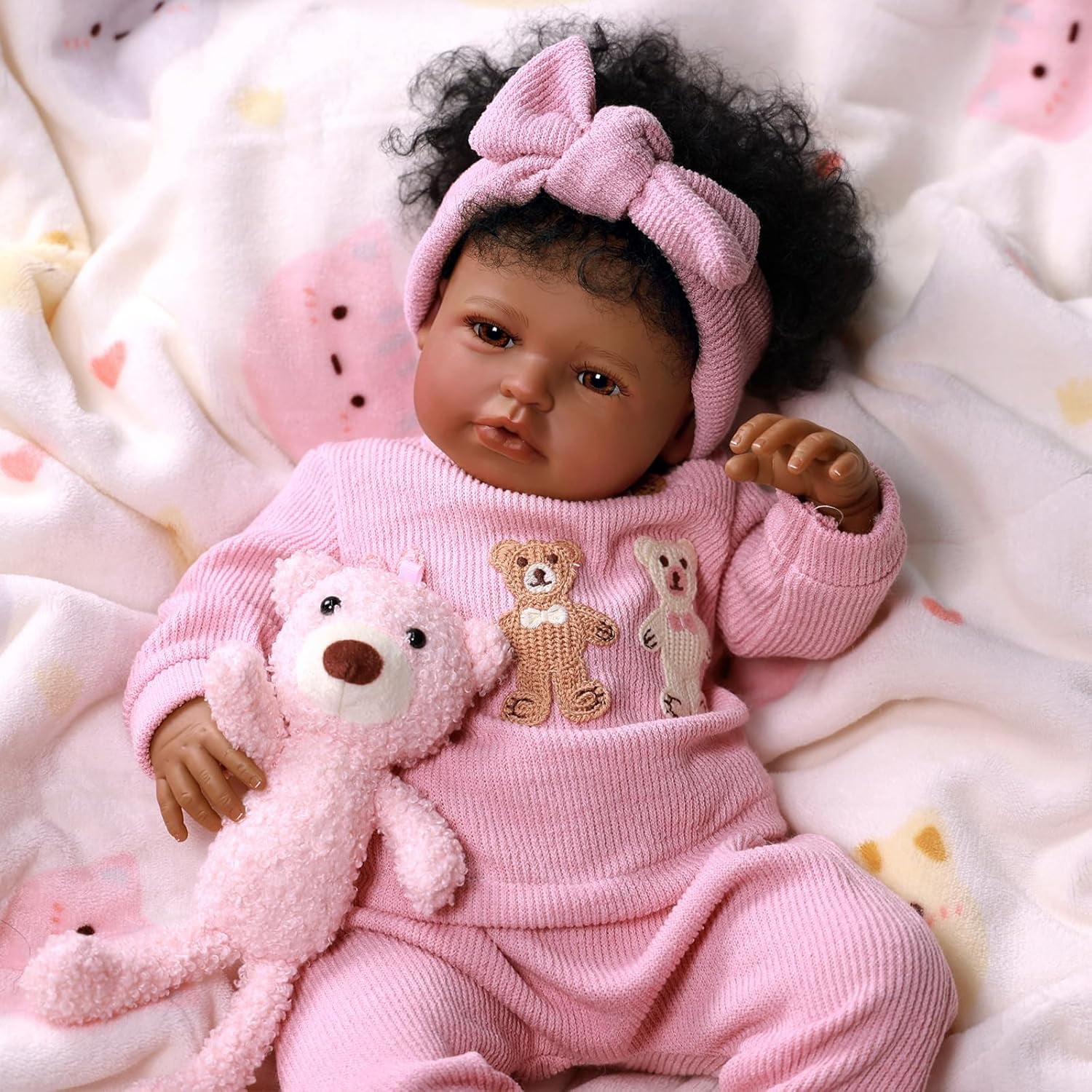 RSG Lifelike Reborn Baby Dolls 17 inch Baby Dolls Full Body Cloth Real Life Baby Dolls with Gift Box for Kids Age 3+