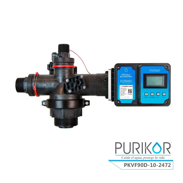 Válvula de Control Automático Purikor PKVF90D-10-2472 para Sistemas de Filtración