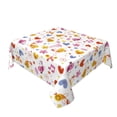 thumbnail image 2 of Wukai Cartoon Birds & Flowers Waterproof Tablecloth for Kitchen Dining, Fits Square Tables for 2-4 Seats -60"x60", 2 of 7