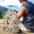 thumbnail image 4 of Xoenoiee Dachshund Floral Print Drawstring Backpack for Men Women, Waterproof Gym Bag Sackpack Sports Bag Draw String Backpacks for Cycling Basketball Soccer Yoga, 4 of 8