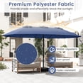 thumbnail image 4 of BECOMFORT 15Ft Large Double Side Patio Umbrella w/Base Included, Extra Large Outdoor Umbrella w/ 12 Metal Ribs, Air Vents, Crank System & Sand Bags, Twin Umbrella For Garden Backyard Pool (Navy), 4 of 18