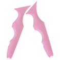 thumbnail image 2 of 2pcs Reusable Eyeliner Stencil Silicone Eyeliner Aid Eyebrow Eyeshadow Applicators Makeup Tool, 2 of 2