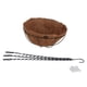 thumbnail image 1 of Maceta de coco, cesta colgante, maceta forjada, macetas decorativas para plantas suculentas, montaje en pared, maceta de hierro para jardín y balcón, 1 of 14