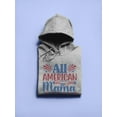 thumbnail image 3 of All American Mama. Hoodie Women -Image by Shutterstock, Female Large, 3 of 4