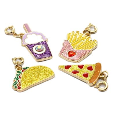 12 Packs: 4 ct. (48 total) Fast Food Charms by Creatology