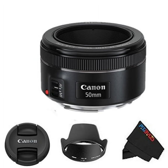 Canon 50mm f/1.8 STM Lens   Pixi Starter Bundle Kit
