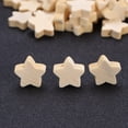 thumbnail image 5 of HAKIDZEL Star Loose Beads Five-Pointed Star Beads Beige 50Pcs 0.8X0.8X0.2In, 5 of 6
