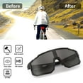 thumbnail image 3 of Sports Sunglasses Mens Women Baseball Sunglasses Biking Cycling Sunglasses for Teens UV400 Protection, Lightweight Frame Tennis Shades, with Carrying Case, 3 of 9