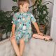 thumbnail image 4 of Fotbe Colorful Dog Pijama Estampada de 2 Piezas para Niños – Ropa de Dormir de Manga Corta Cómoda para Niños y Niñas, Camiseta y Shorts de Algodón-3X-Large, 4 of 6