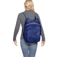 thumbnail image 5 of Backpack For Women Lightweight Foldable Backpacks Outdoor Waterproof Hiking Simplicity Bookbag Dark Blue, 5 of 6