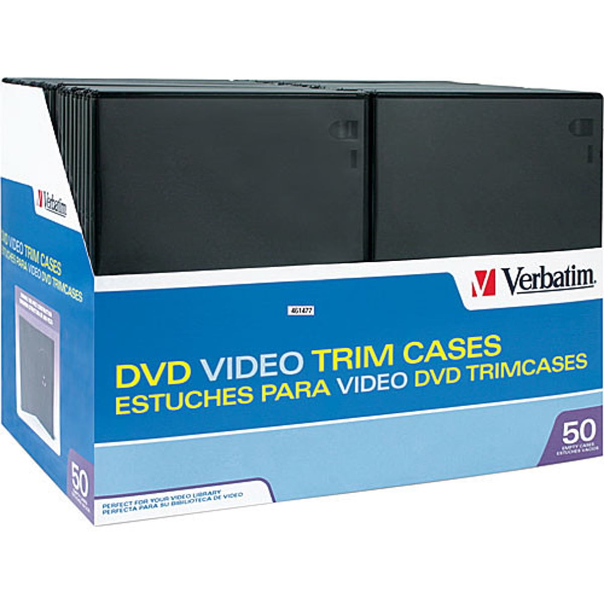 Verbatim 95094 CD/DVD Video Trim Case - 50 Pack