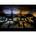 thumbnail image 5 of 2 Pack Solar Fence Post Lamp Post Head Light Garden Light Post Light, 5 of 5