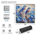 thumbnail image 2 of Bluebirds on Wooden Fence and Flower Picnic Blankets Extra Large 78"x78" Beach Blanket Waterproof Sandproof Outdoor Mat for Camping Travel Park, 2 of 6