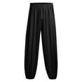thumbnail image 4 of Mens Pants Loose Fit Pants Sweatpants for Man Workout Gym Yoga Brunch Stretch Running Dance Cosplay Straight Leg Plain Long Leg Summer Fall Pants 2025 Clothing, 4 of 7
