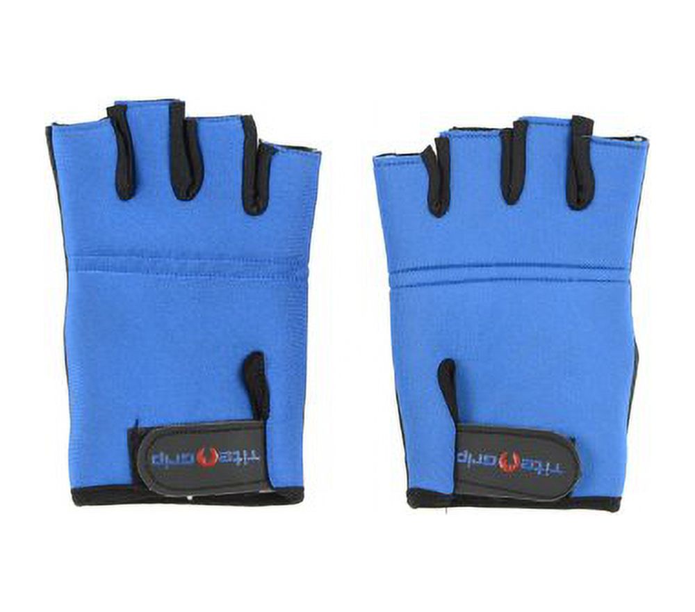 Tite Grip Aerial Fitness Gloves for Pole Dance & Weight Training - Blue XS/S