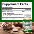 thumbnail image 7 of Mulittea Organic Garlic Capsules 5000mg for Healthy Cardiovascular and Cardiac Vitality, Support immune health, 120 Capsules, 7 of 7