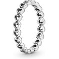 thumbnail image 1 of Anillo de plata esterlina TANGJMXG Banda de corazones S925 Talla 54, 1 of 4