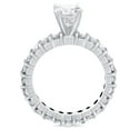thumbnail image 2 of Pompeii 2ct Diamond Eternity Engagement Ring 14K White Gold ((G-H),SI(1)-SI(2)), 2 of 3