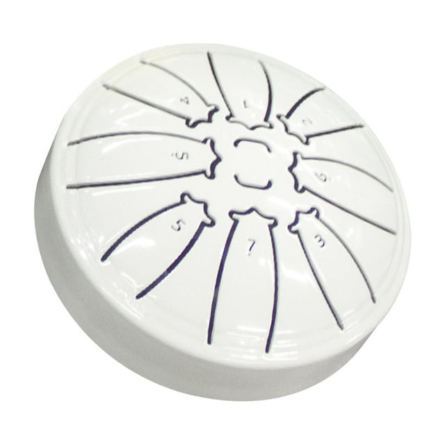 Tambour à Languette en Acier au Carbone 8 Tons, 4 Pouces Compact Creux, Design Léger Portable, pour Méditation Voyage, Instrument Rythmique Portable, Construction en Acier, pour, Ihhxbz / Blanc