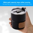 thumbnail image 5 of Litrail Food Grade 304 Stainless Steel Camping Cup 300mL - with Solid Wood Sleeve & Leakproof Plastic Lid - for Coffee, Cold Drinks & Beer - Outdoor Hiking Picnic Reusable Mug, 5 of 6