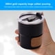 thumbnail image 5 of Vaso de acero inoxidable para camping de 300 ml con funda y tapa de madera | Termo de grado alimenticio 304 para café, bebidas frías y cerveza | Imprescindibles para actividades al aire libre,, 5 of 9
