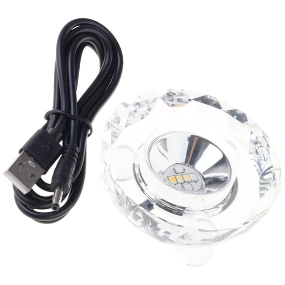 Rotating Lighted Stand With Glows USB Operations for Home Decoration Items