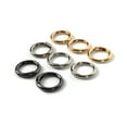 thumbnail image 6 of Blue Moon Beads Multi-Color Hinged Alloy Key & Jump Ring Circle Clasps for DIY Jewelry Unisex Adult, 8 Pieces, 6 of 7