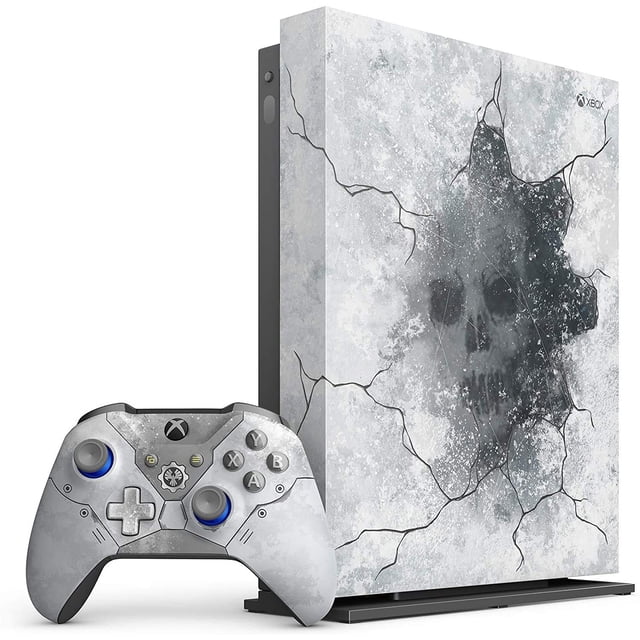 Microsoft Xbox One X 1TB Console Gears 5 Arctic Blue Limited Edition (Refurbished)
