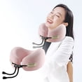 thumbnail image 1 of Travel Neck Pillow For Airplane Sleep With Ergonomic Support Practical For Camping And Travel, 1 of 5