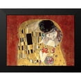 thumbnail image 2 of Gustav, Klimt 18x15 Black Modern Framed Museum Art Print Titled - The Kiss, detail (Red variation), 2 of 5